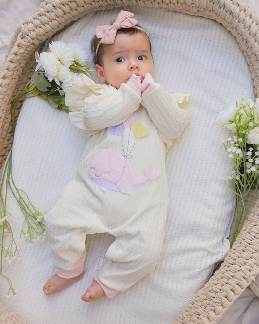 SET *3 - PIJAMA CONJUNTO BALLENA