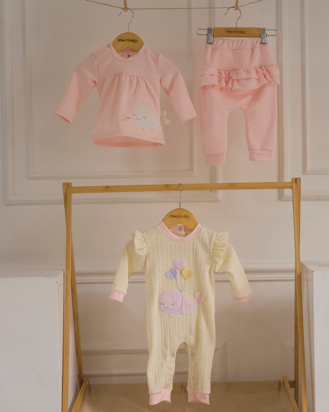 SET *3 - PIJAMA CONJUNTO BALLENA