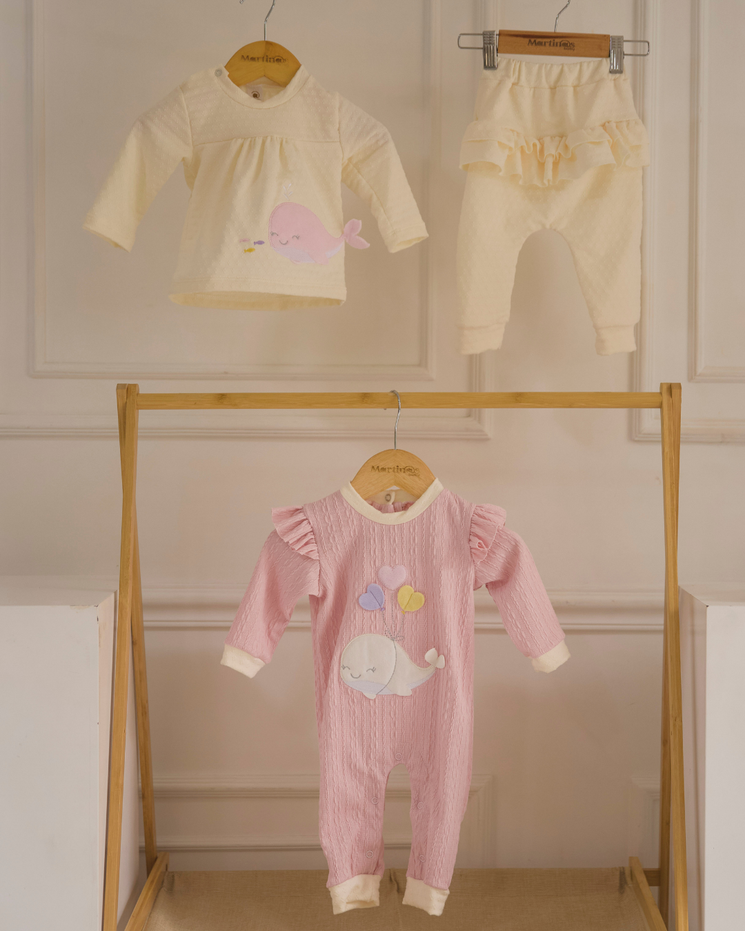 SET *3 - PIJAMA CONJUNTO BALLENA