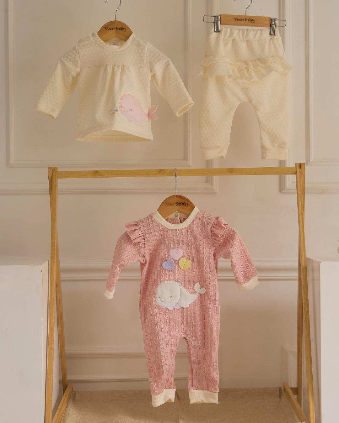 SET *3 - PIJAMA CONJUNTO BALLENA