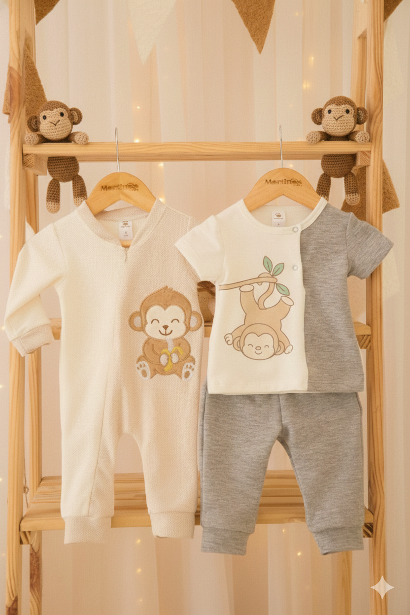 SET PIJAMA MI PEQUEÑA TRAVEZURA X3