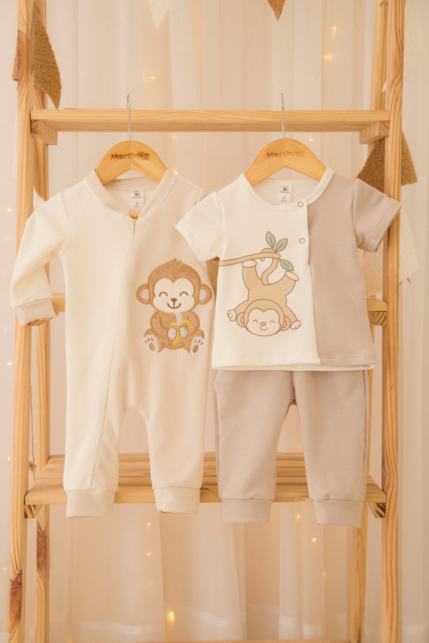 SET PIJAMA MI PEQUEÑA TRAVEZURA X3
