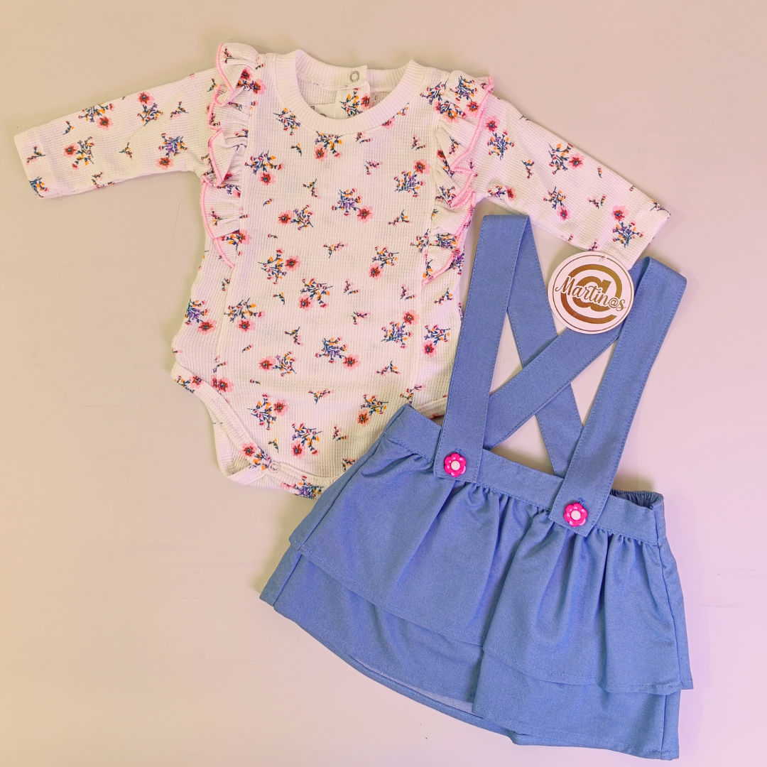 Conjunto Falda Chambray